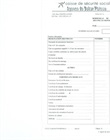 Bordereau de reception des pièces déposées